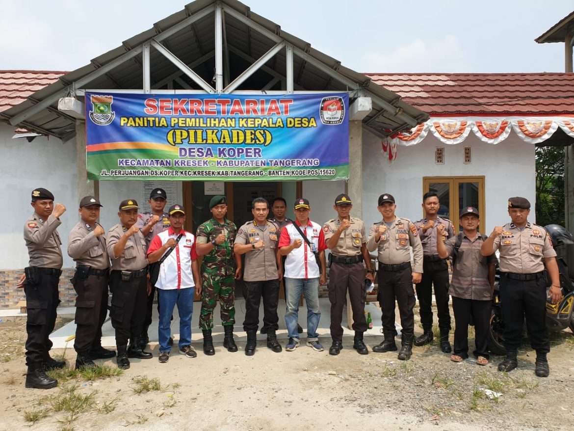 Sambangi Personel Pam Pilkades, Kabid Humas Polda Banten Berikan Motivasi kepada Anggota