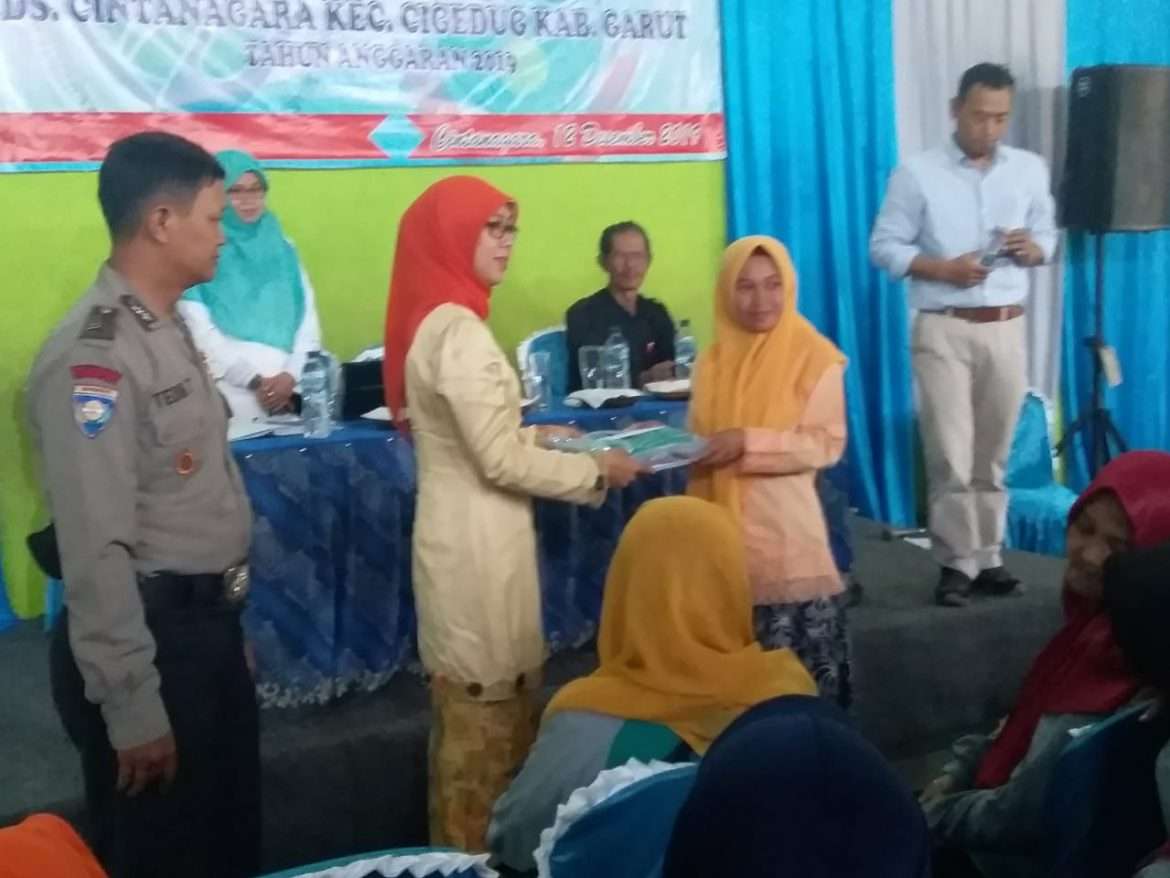 Pemdes Cintanegara Gelar Pelatihan Posyandu dan Pencegahan Stunting