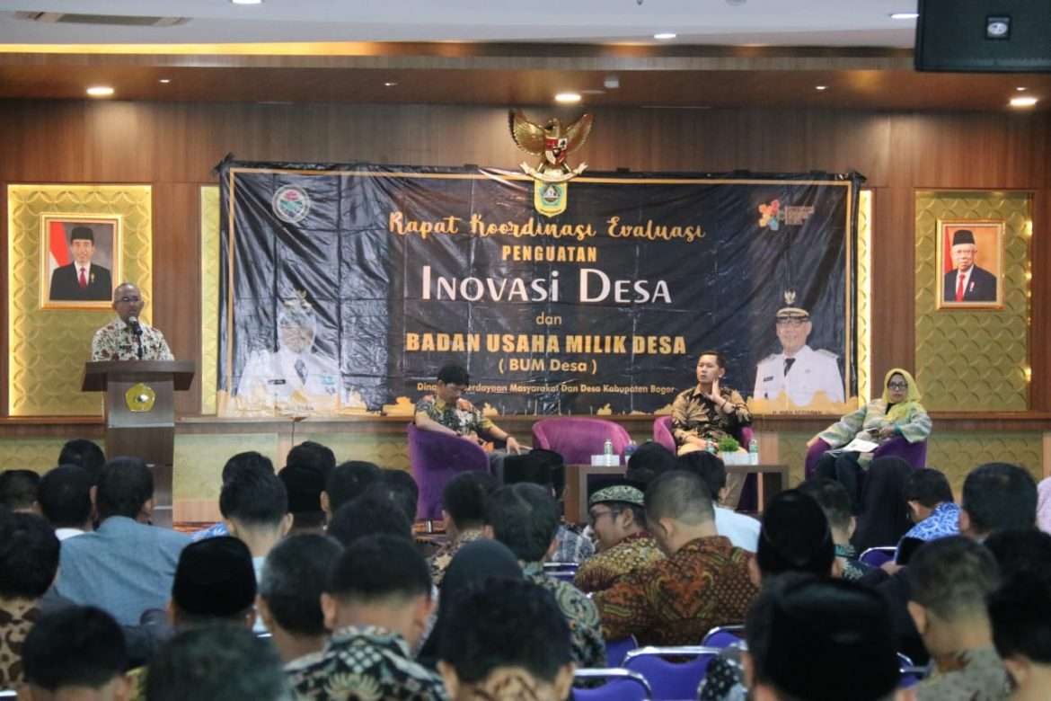 DPMD Kabupaten Bogor Ajak Kades Se-Kabupaten Bogor Kelola Dana Desa Mengedepankan Inovasi Desa