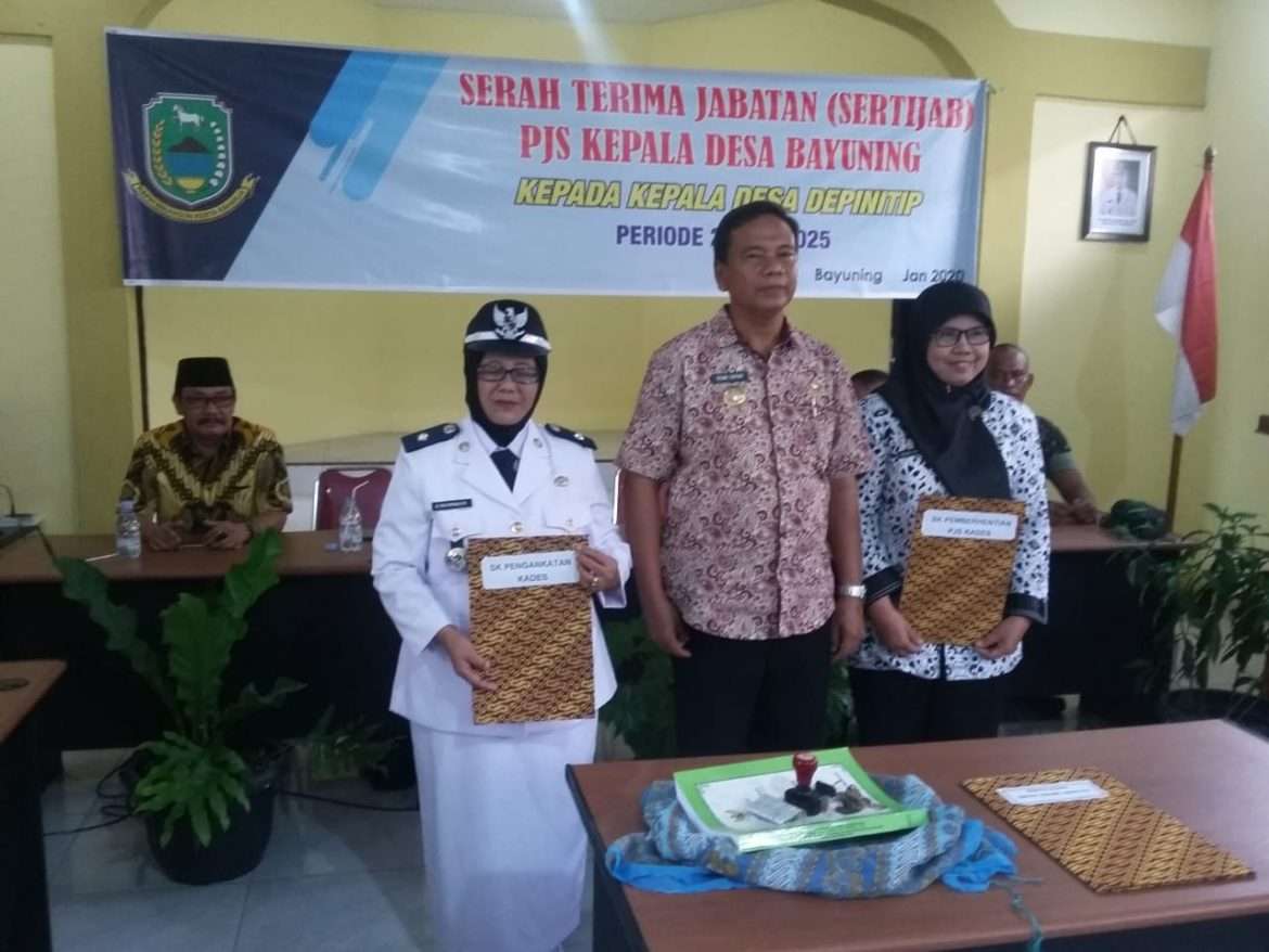 Pemdes Bayuning Resmi Miliki Kades Baru