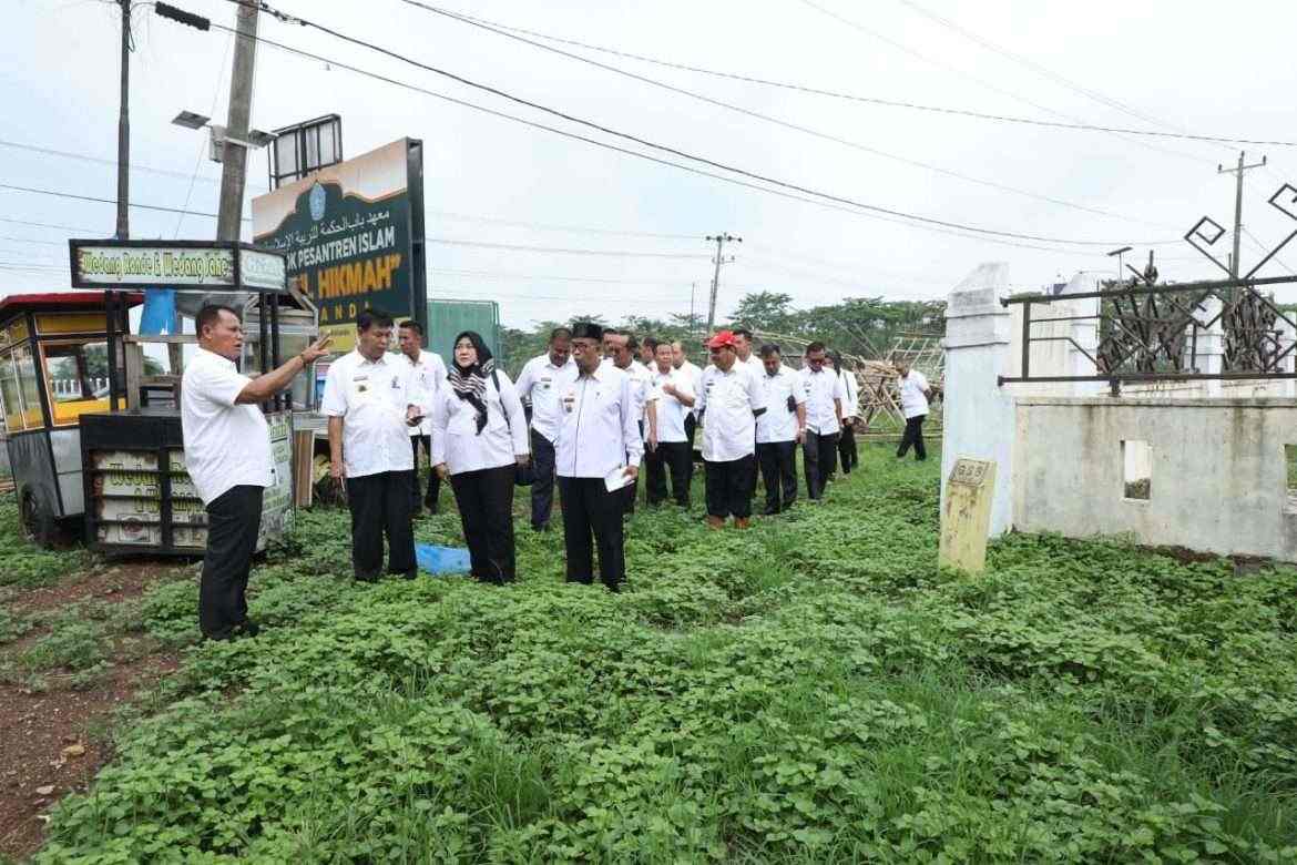 Akan Dibangun Sejumlah Gedung di Sekitar GWH, Nanang Ermanto Tinjau Aset Milik Pemkab Lamsel