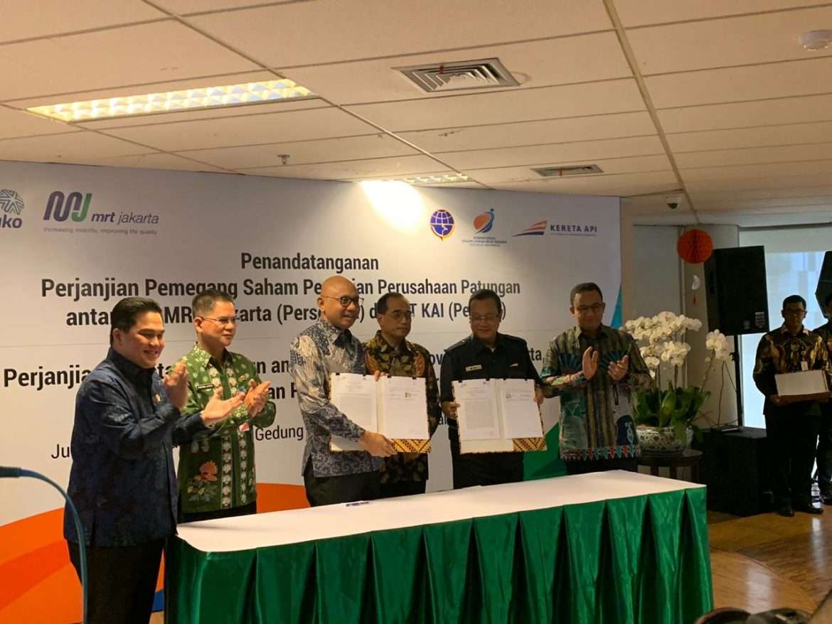Dirut KAI dan MRT Bentuk Usaha Patungan Integrasi Moda Transportasi