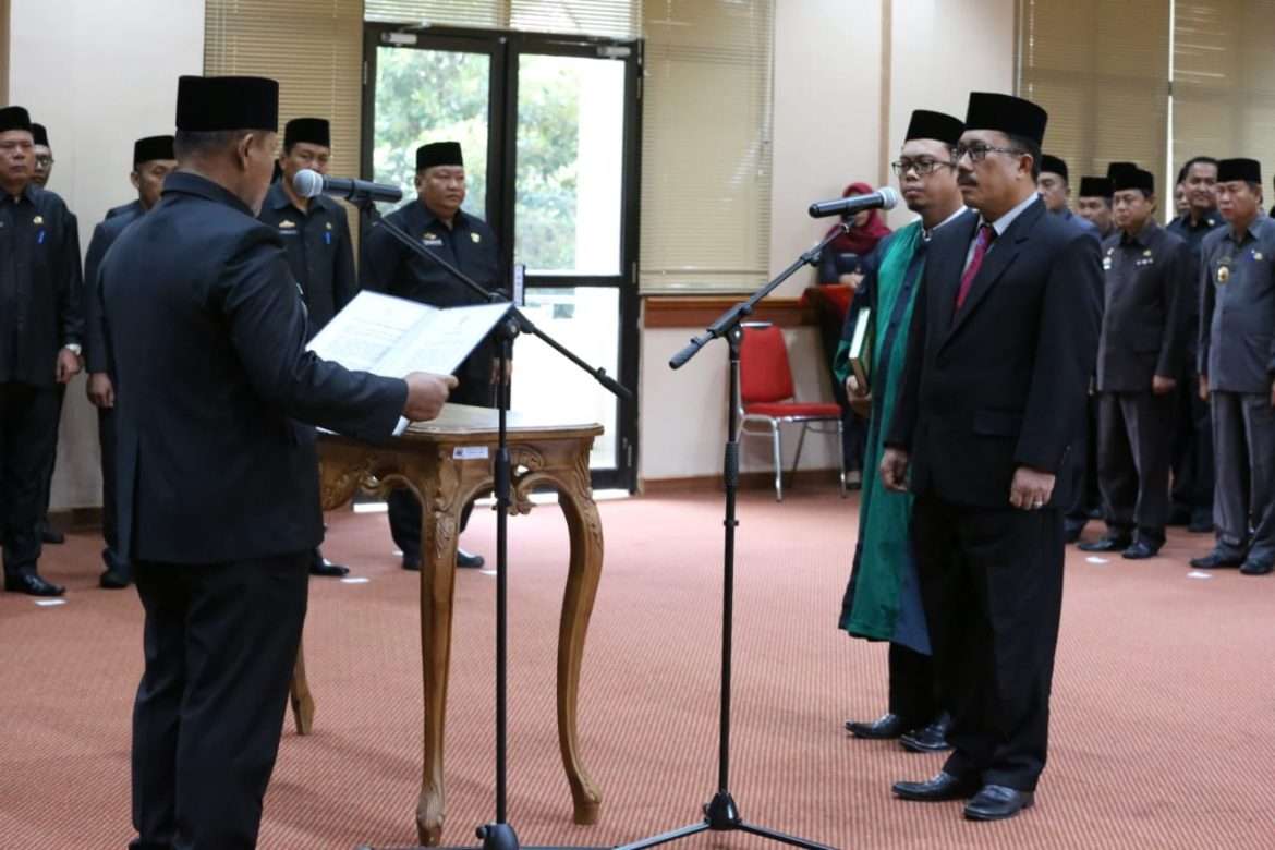 Nanang Ermanto Lantik Thamrin Jadi PJ Sekda Serta 14 OPD Dijabat Pelaksana Tugas
