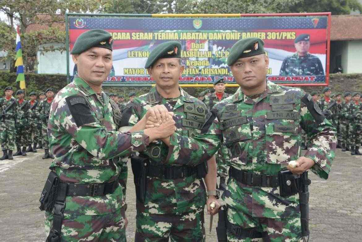 Danrem 062/TN  Pimpin Sertijab Danyonif RAIDER 301/PKS