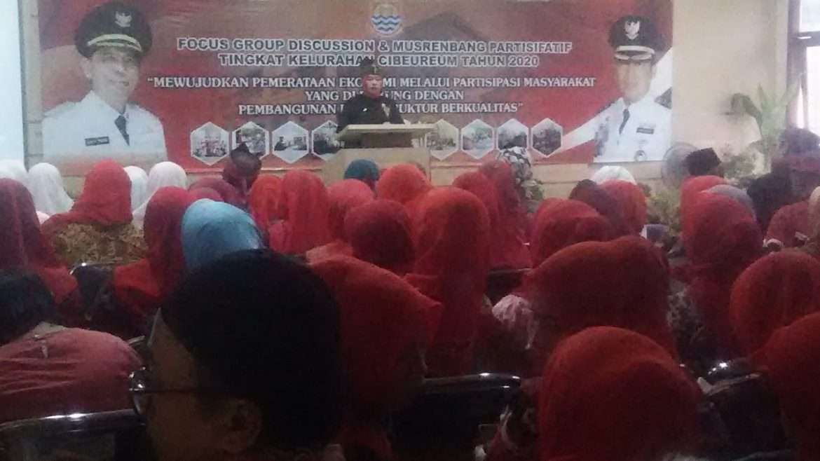 Kelurahan Cibeureum Sinergitaskan Warga Sebelum FGD