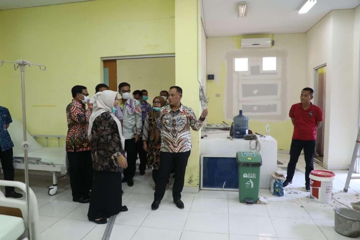 Antisipasi Corona, Nanang Ermanto Tinjau Ruang Isolasi RSUD Bob Bazar