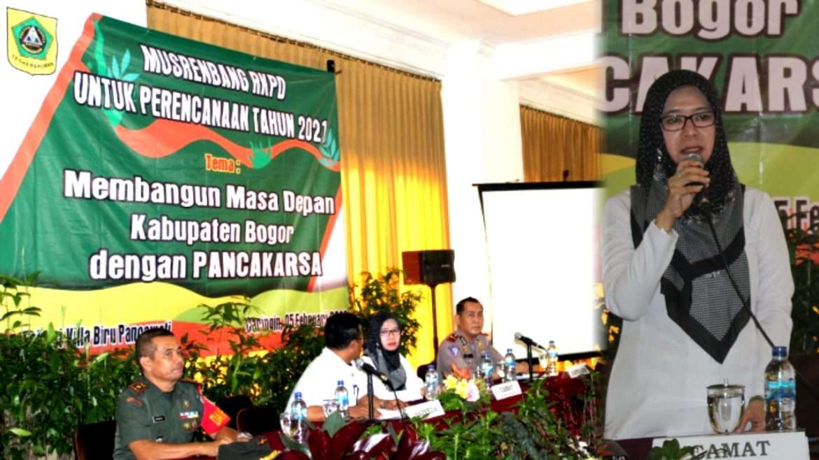 Camat Caringin, Dra. Euis Ratna Komala : Berharap Anggaran RKPD 2021 Dapat Meningkatkan Ekonomi,  Pariwisata dan Pembangunan
