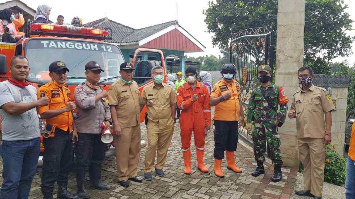 BPBD Kabupaten Bogor Kepung Desa Gunung Geulis