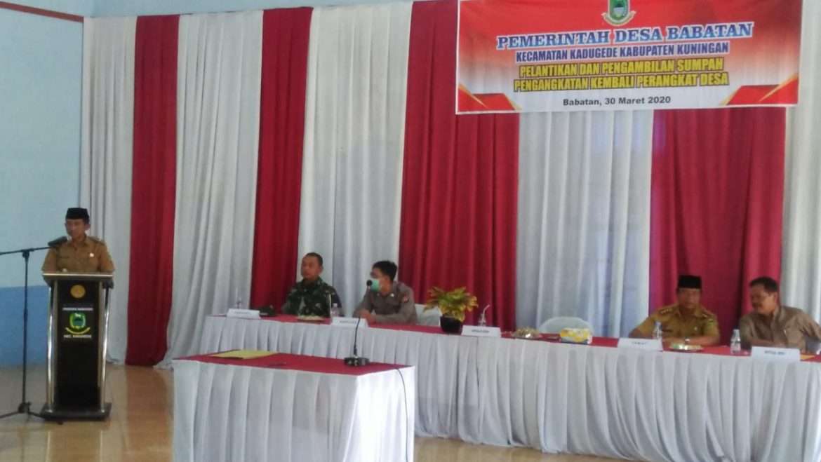 Camat Instruksikan Agar Tim Gerak Cepat Dalam Cegah Virus Covid-19