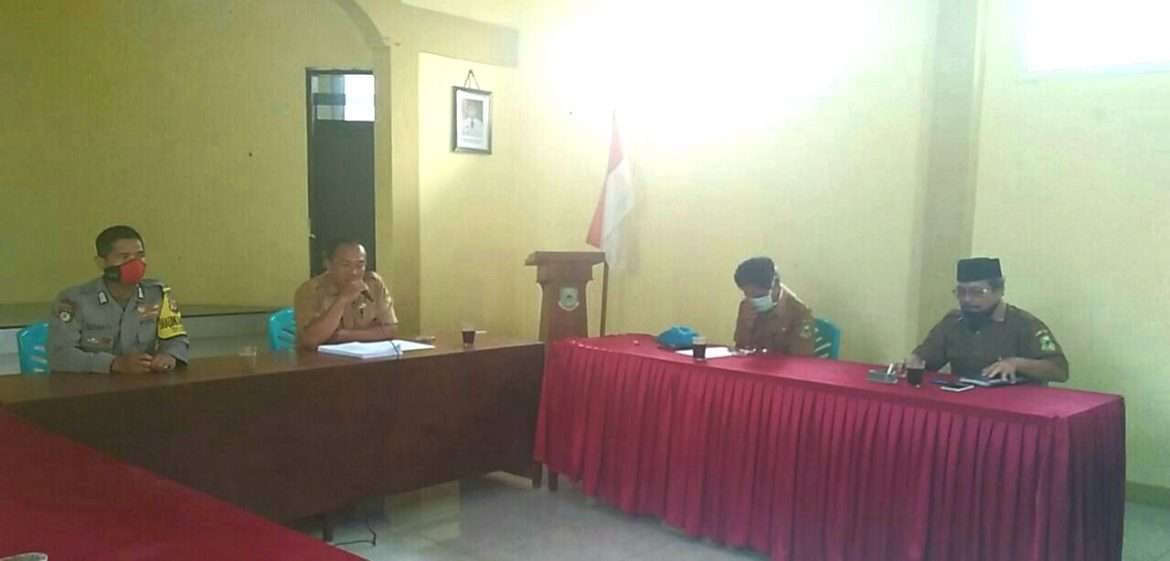 Pemdes Bayuning Adakan Rapat Koordinasi Pencegahan Penyebaran Covid-19