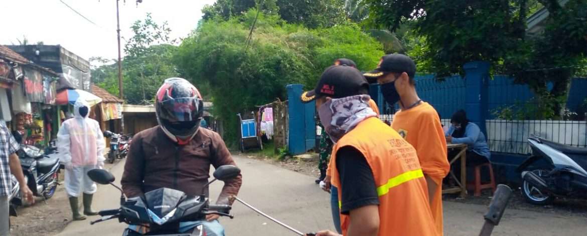 Ketua PK KNPI Ciampea Apresiasi Langkah Kades Tegal Waru Cek Suhu Pendatang
