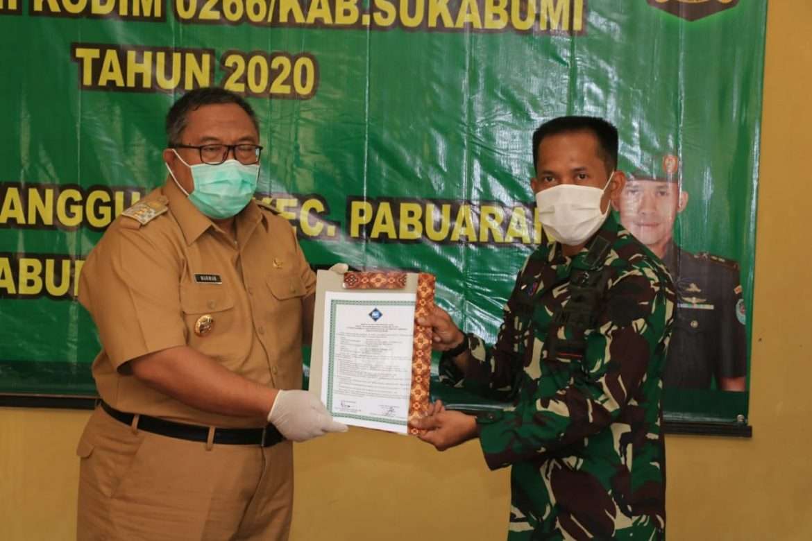 Bupati Sukabumi Hadiri Penutupan Bhakti TNI Bantu Percepatan Pembangunan Infrastruktur