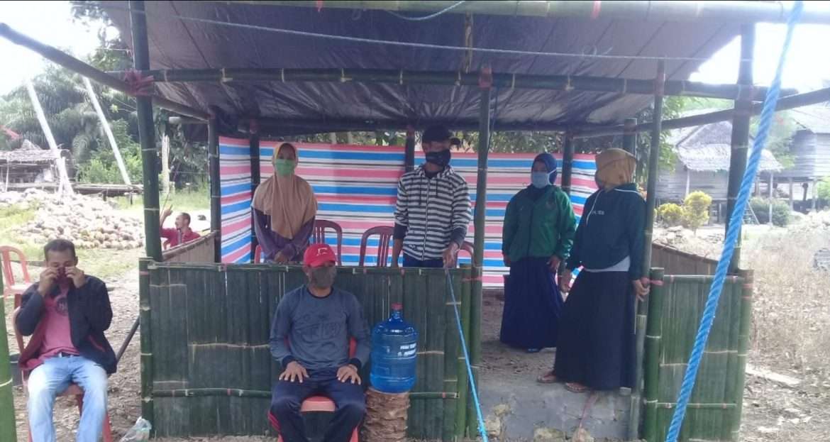 Logawali : Bentuk Tim Relawan dan Bangun Posko Relawan di Batas Desa