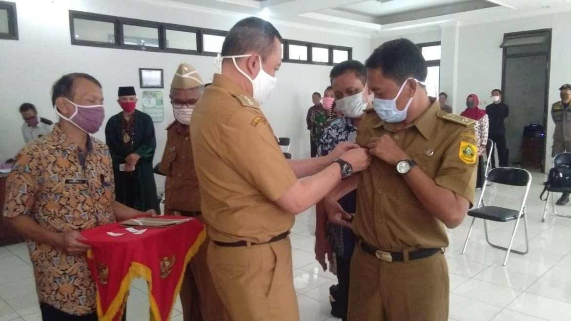 Pasca Dilantik PJS Kepala Desa Bantar Kuning Tetap Waspada Pandemi