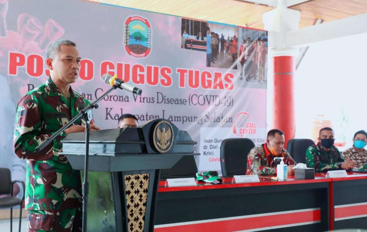 Pemkab Lampung Selatan Terima Kunjungan Kerja Danrem 043/Gatam Kol Inf Toto Jumariono