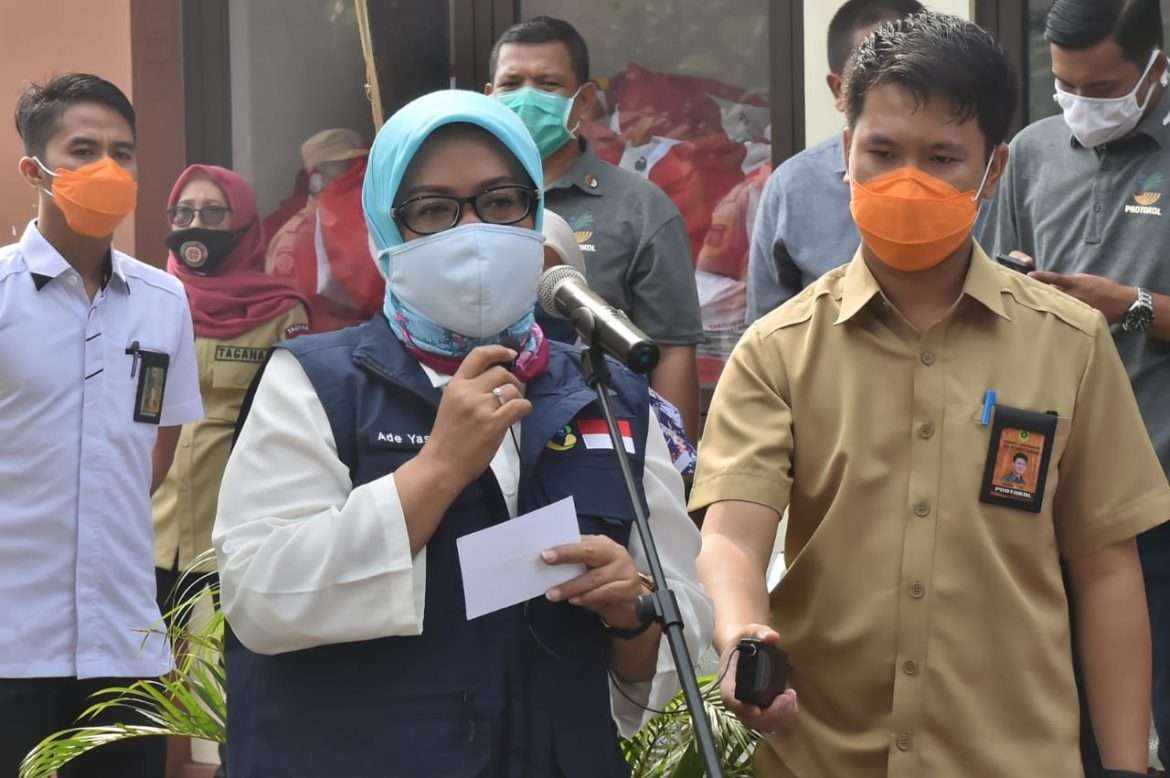 Bantu Warga Terdampak Covid-19  Pemkab Bogor Terima Bantuan 70 Ribu Paket Sembako Dari Presiden RI