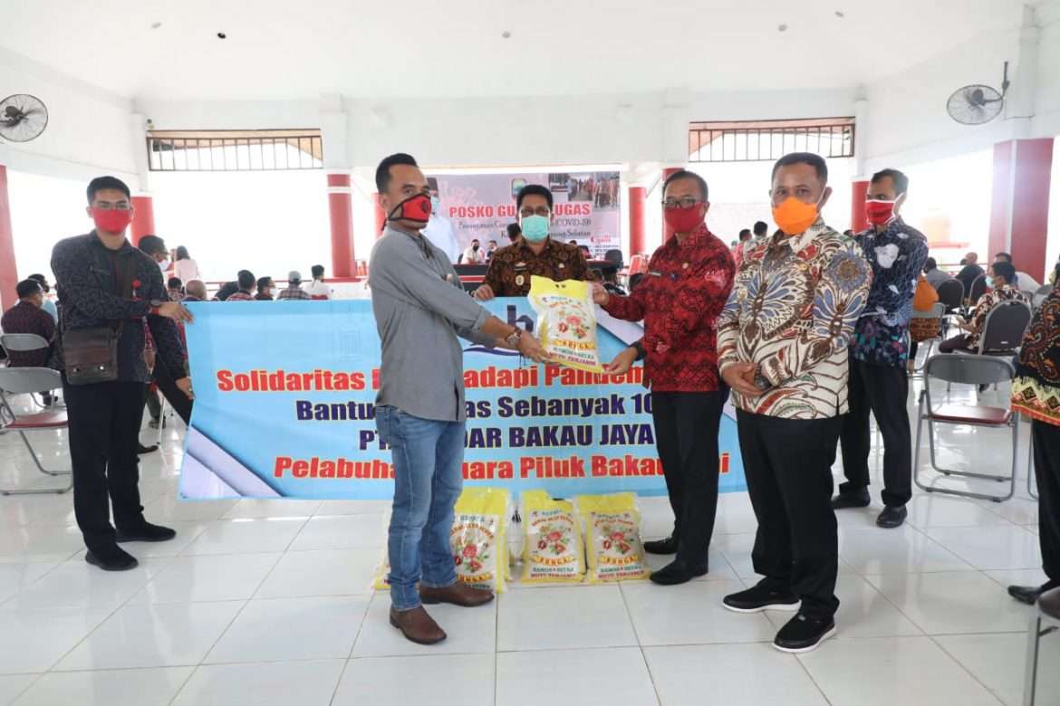 PT. BBJ Salurkan Bantuan 10 Ton Beras Untuk Penanggulangan Covid-19