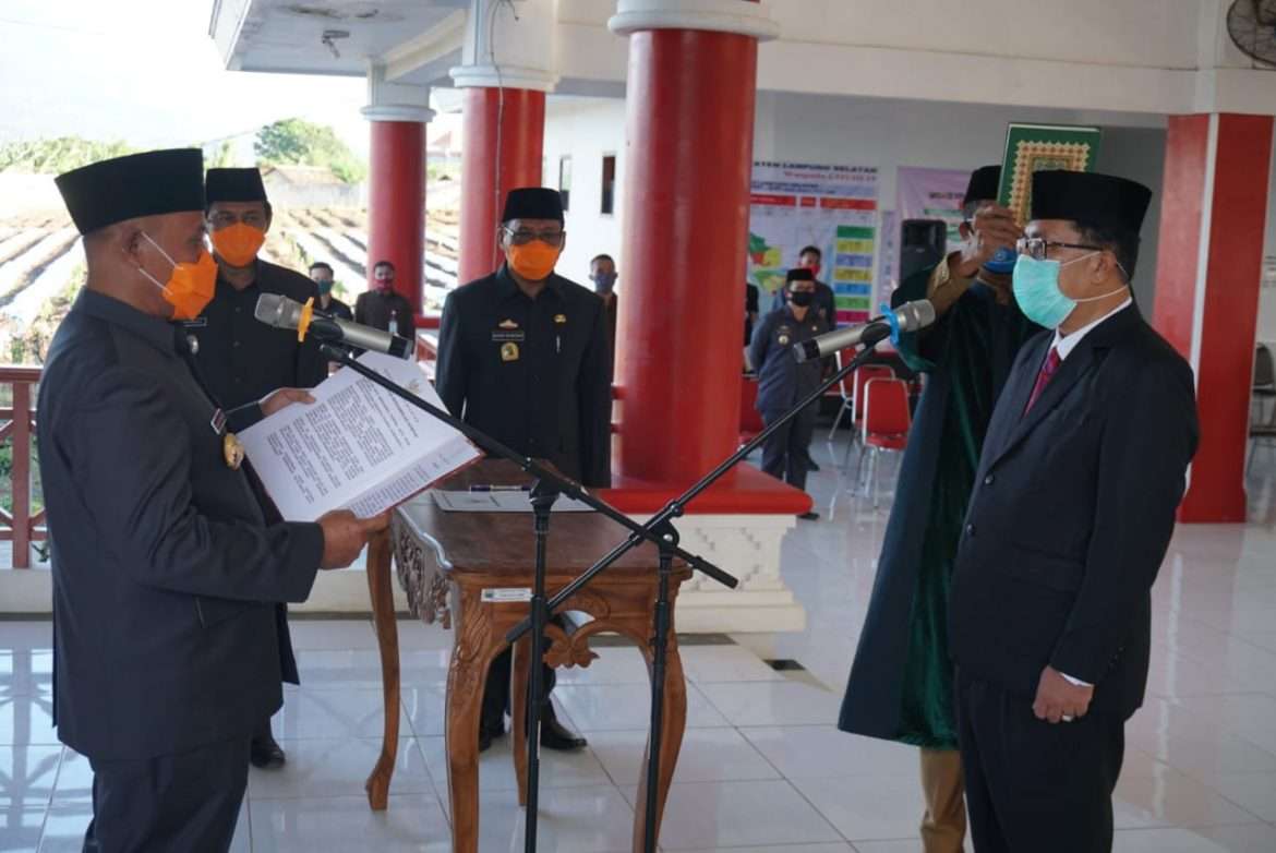 Dilantik Bupati, Thamrin Resmi Jadi Sekda Kabupaten Lampung Selatan Definitif
