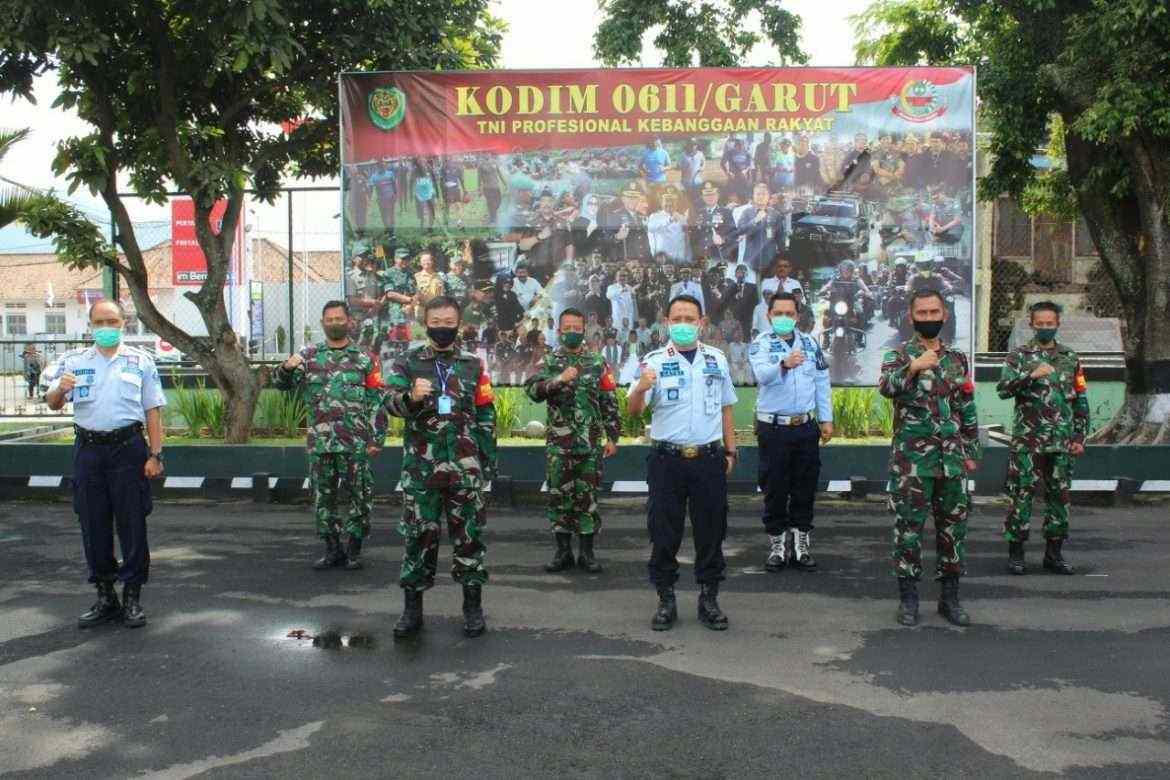KODIM 0611/GARUT BANGUN KERJASAMA  DENGAN RUTAN GARUT