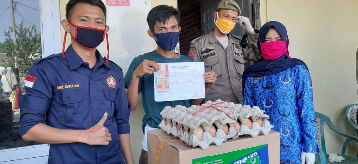Ribuan Warga Parungpanjang Mendapatkan Bansos Provinsi Jawa Barat