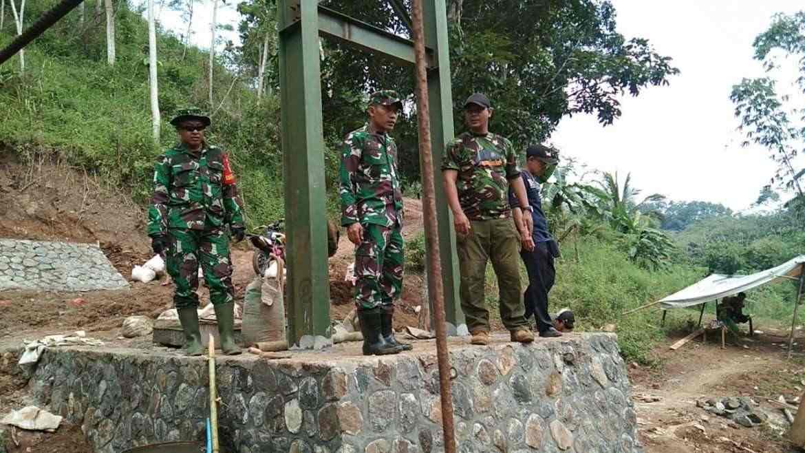 Jelang  Pembukaan TMMD Ke 108 Kodim 0622 Kab.Sukabumi Cek Rute