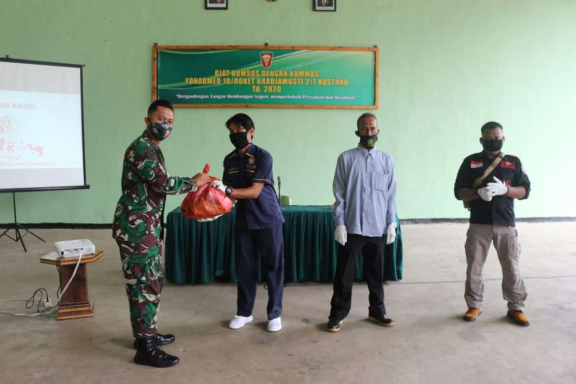 Satuan Yonarmed 10 Roket Bradjamusti 2/1 Kostrad Bangun Semangat Patriotisme Melalui Binkomsos