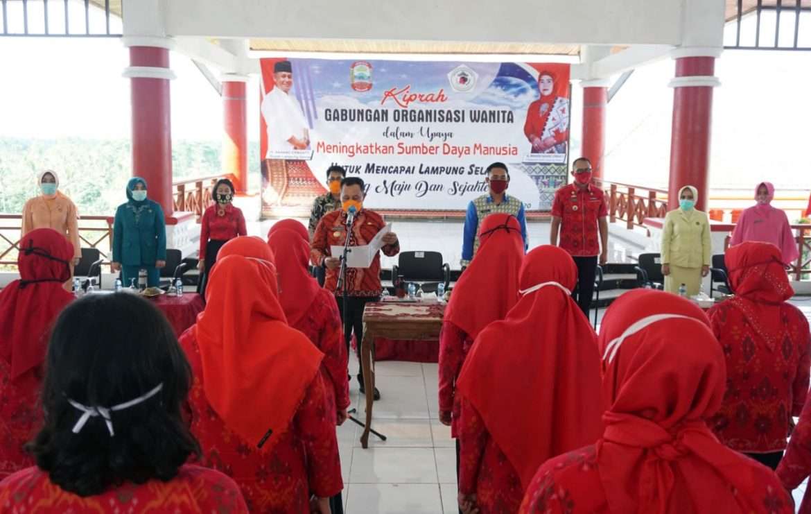 Sempat Vakum 1 Tahun, Pengurus GOW Kabupaten Lampung Selatan Kembali Dilantik Bupati