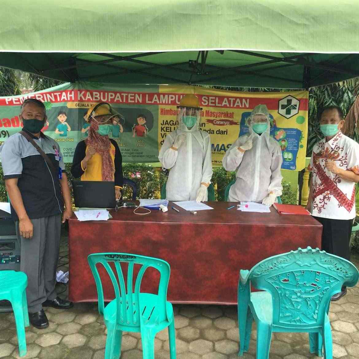 Kerjasama Dengan KPU, Dinkes Lampung Selatan Rapid Test 1.925 PPDP