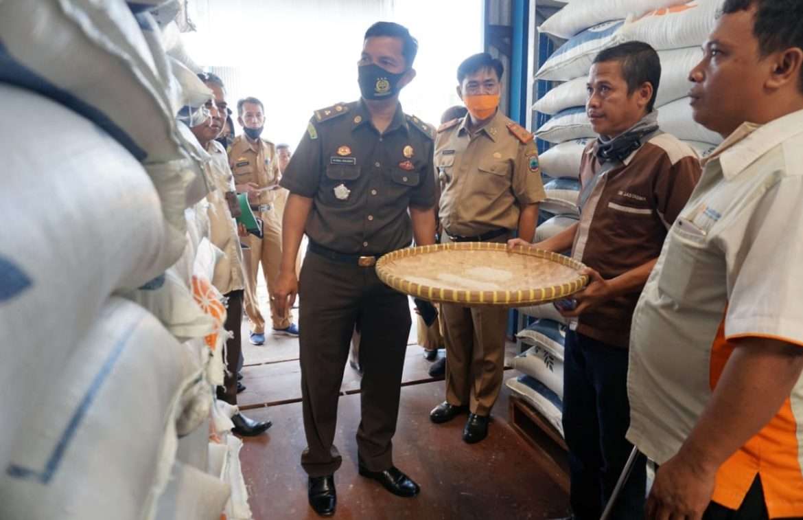DKP Lampung Selatan Siapkan 256.739 Ton Cadangan Beras Untuk Bencana