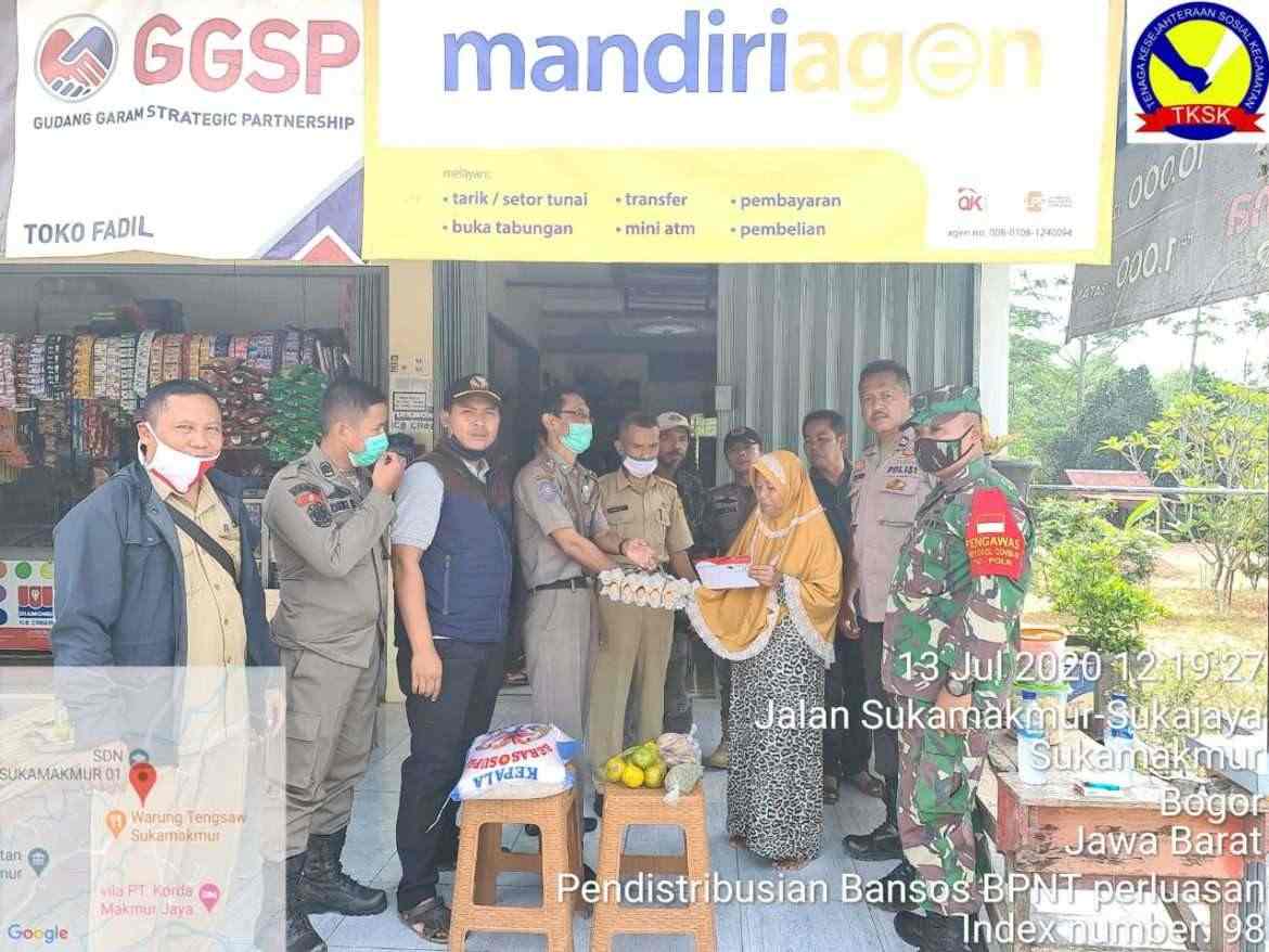 TKSK Kecamatan Sukamakmur Pendistribusian BPNT Terkendala Jarak Tempuh 