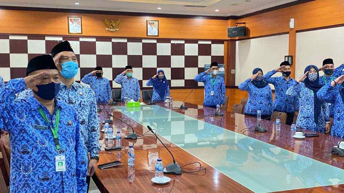 Peringati HUT RI Ke-75 Bappenda Kabupaten Bogor Lakukan Upacara Secara Virtual