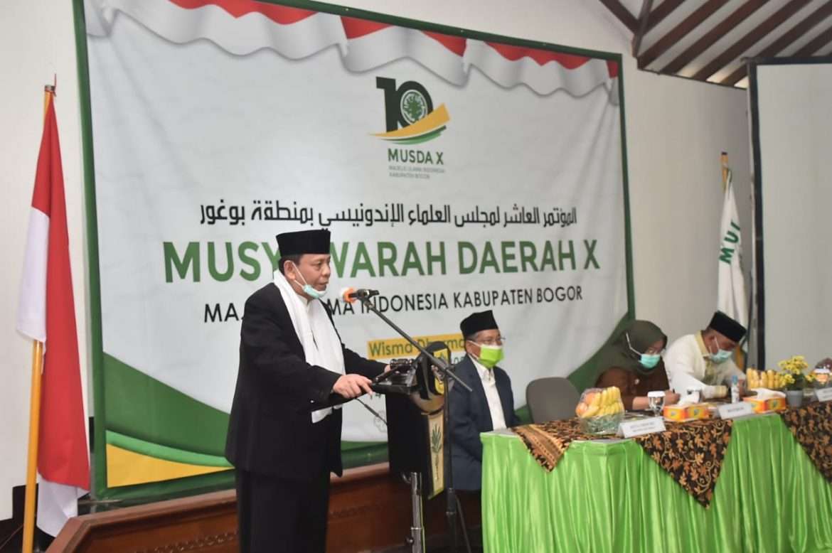 Buka Musda MUI Kabupaten Bogor , Ade Yasin Harap Terus Berjalan Bersama Ulama Bangun Daerah