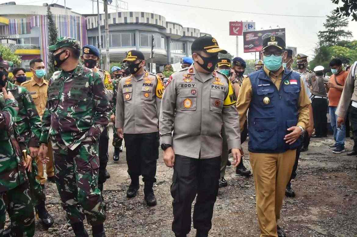 Wakapolda Jabar Tinjau Pelaksanaan Operasi Yustisi di Kabupaten Bogor