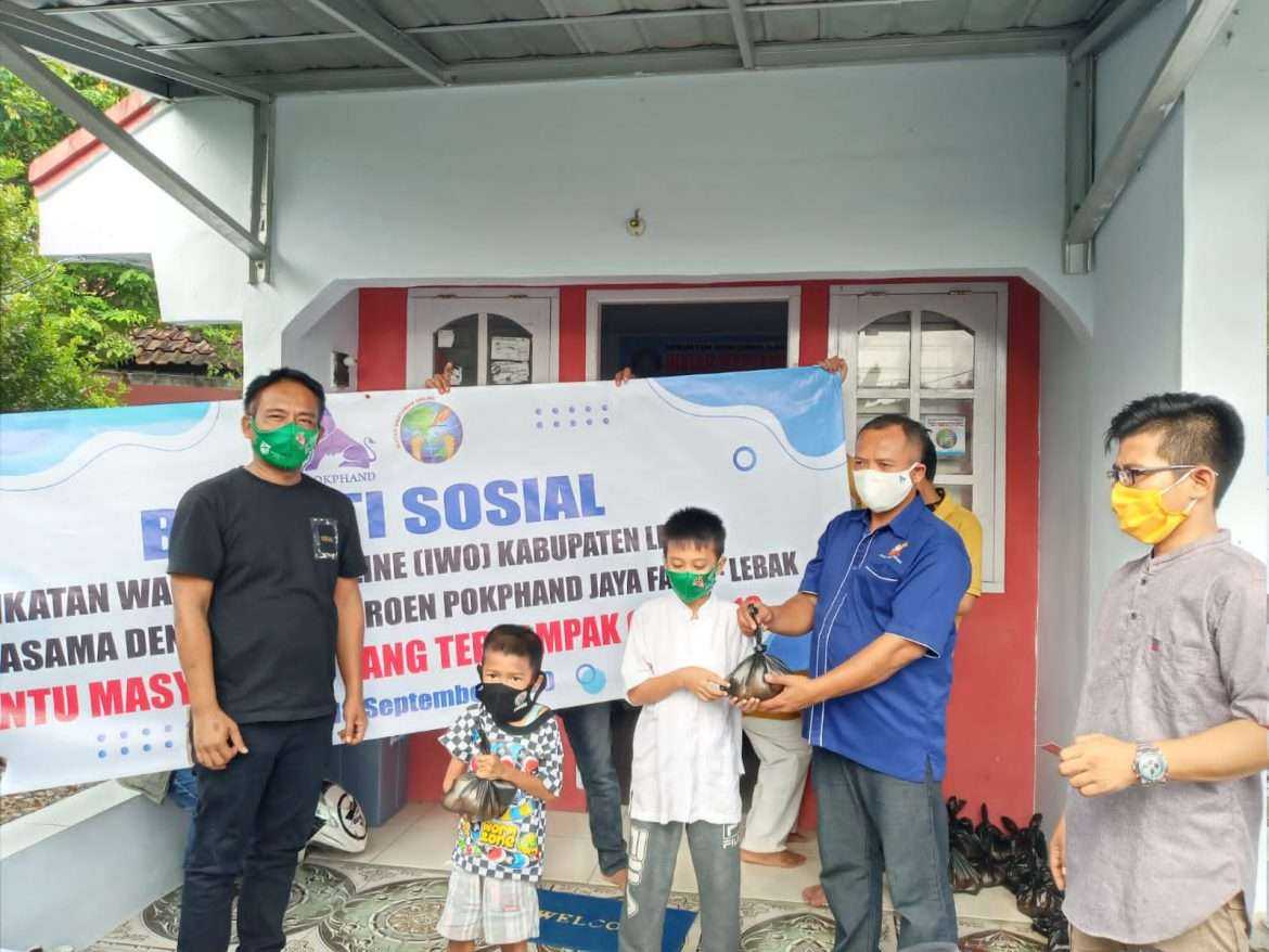 PT. Chareon Phokpand dan IWO Lebak Bagikan Ribuan Telur Konsumsi Kepada Masyarat Lebak