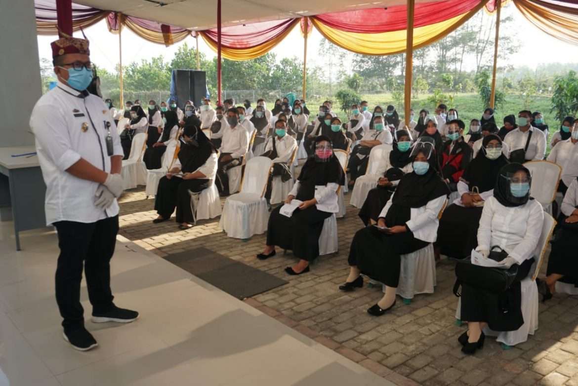 Peserta Tes SKB CPNS Lampung Selatan Hari Pertama Hadir 100 Persen, Panitia Terapkan Protokol Kesehatan