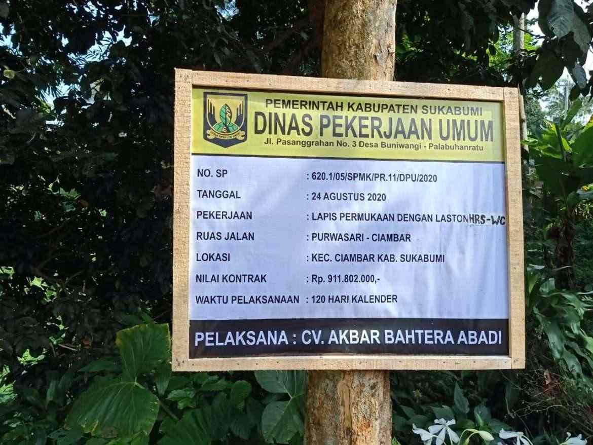 Warga Ciambar Sumaringah Jalan Penghubung 2 Kecamatan, Kini Sedang Proses Perbaikan