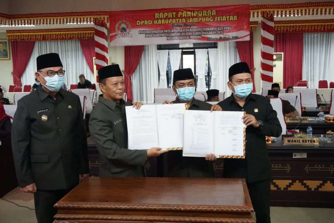 DPRD Dan Pemkab Lampung Selatan Sepakati KUA-PPAS APBD TA 2021