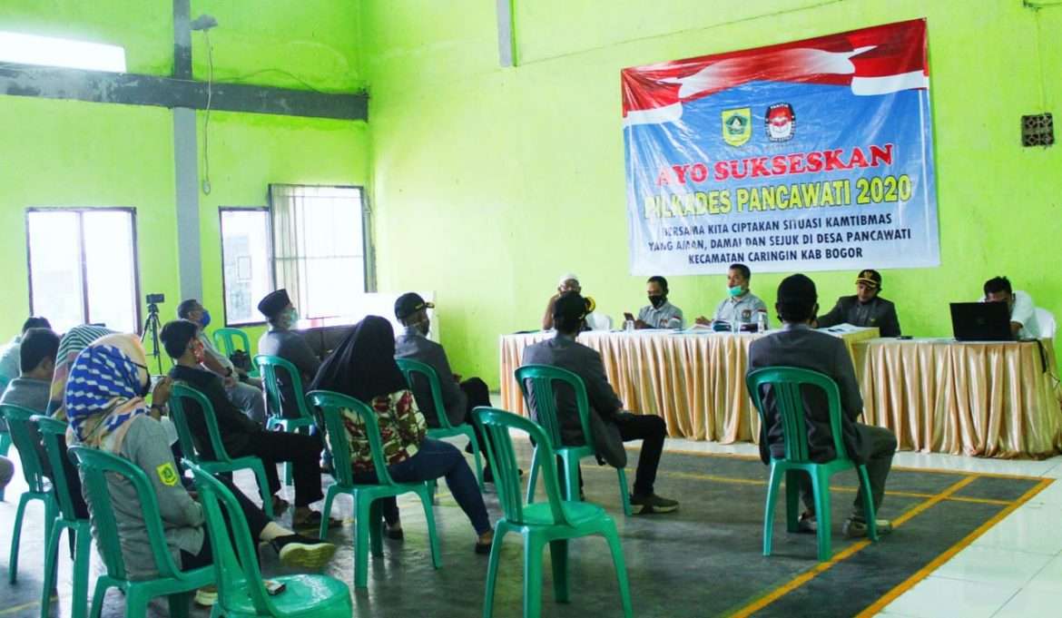 Pantia Pilkades Desa Pancawati Gelar Rapat Sosialisasi Perbup Bogor Nomor 69