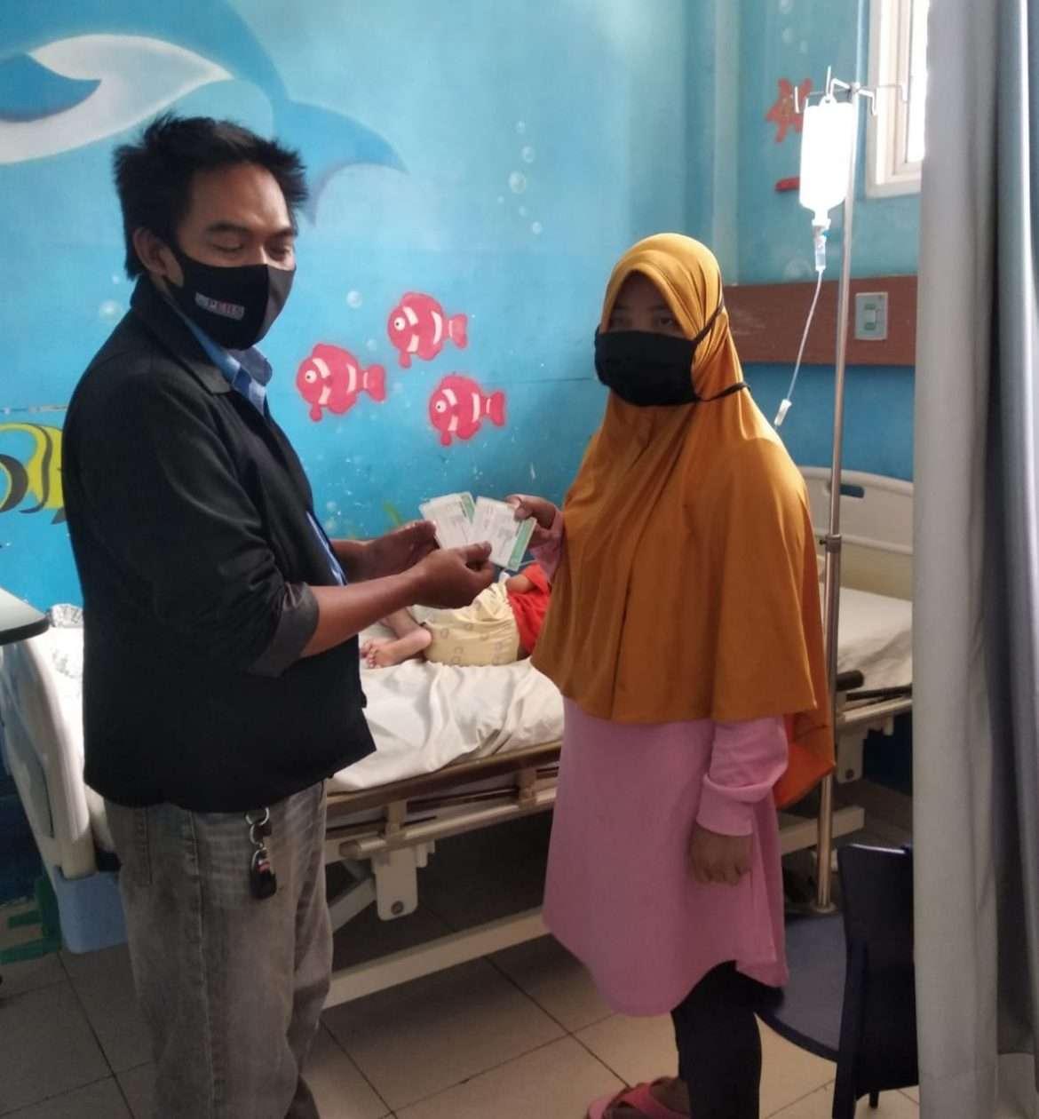 Ketua DPC PWRI Bogor Kunjungi Pasien Khoirunisa, TB Paru di RS RST Dompet Dhuafa