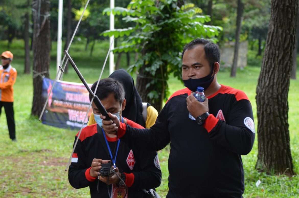 Tingkatkan Keterampilan Anggota Orari lokal Kabupaten Bogor Lakukan traning mini fox hannting
