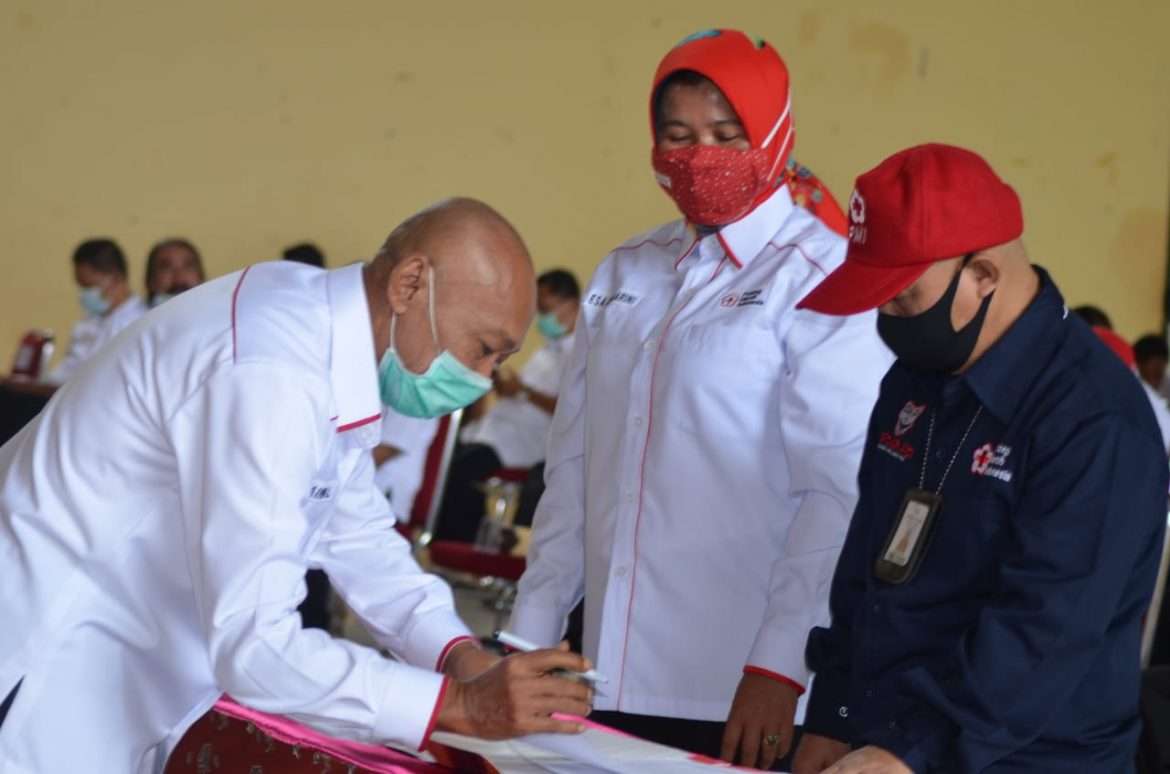 Peringati Hari Relawan Nasional PMI Kabupaten Bogor Kukuhkan Pengurus PMI Se-Kab Bogor dan Orientasi Kepalang Merahan