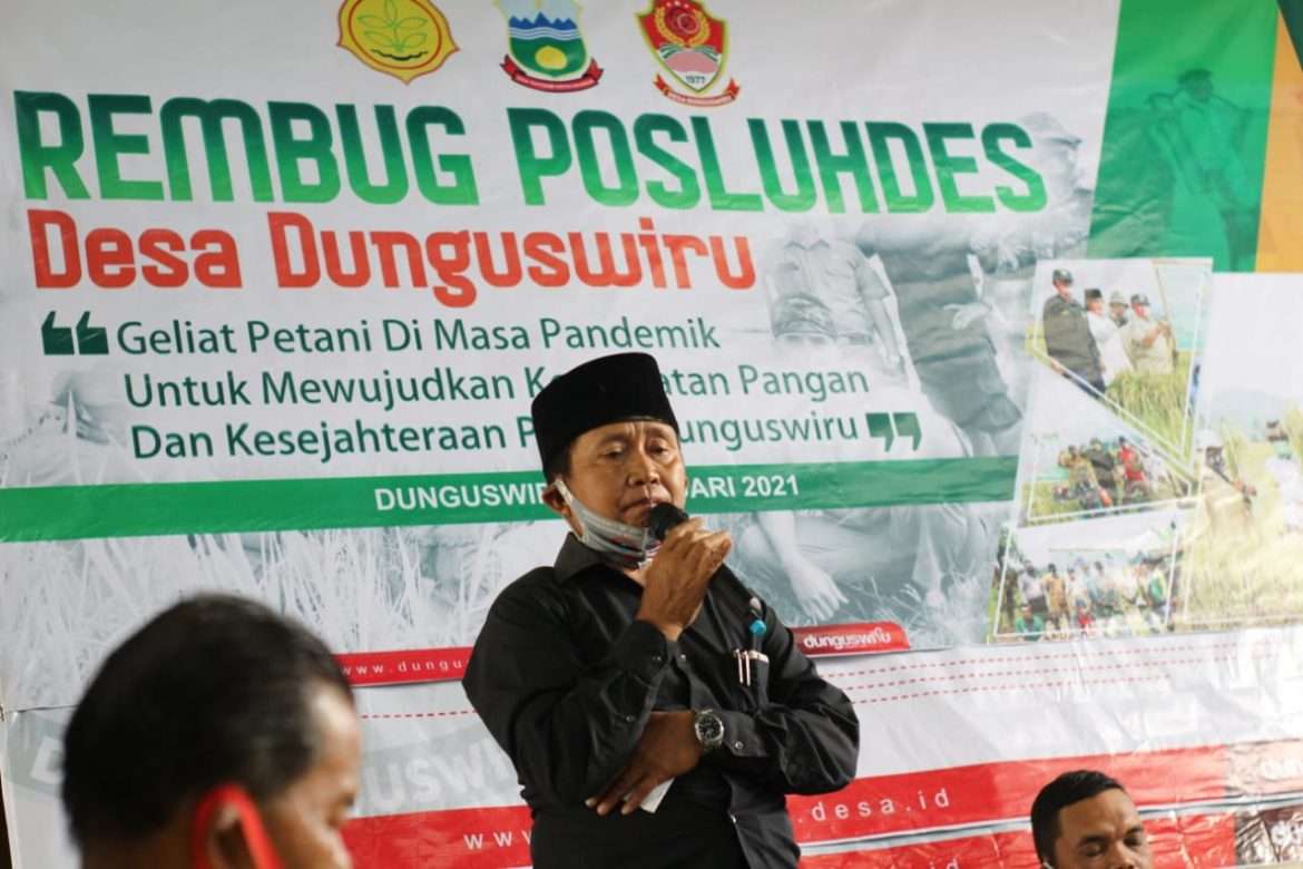 Rembug Posluhdes Dunguswiru Jadi Harapan Petani Dimasa Pandemi