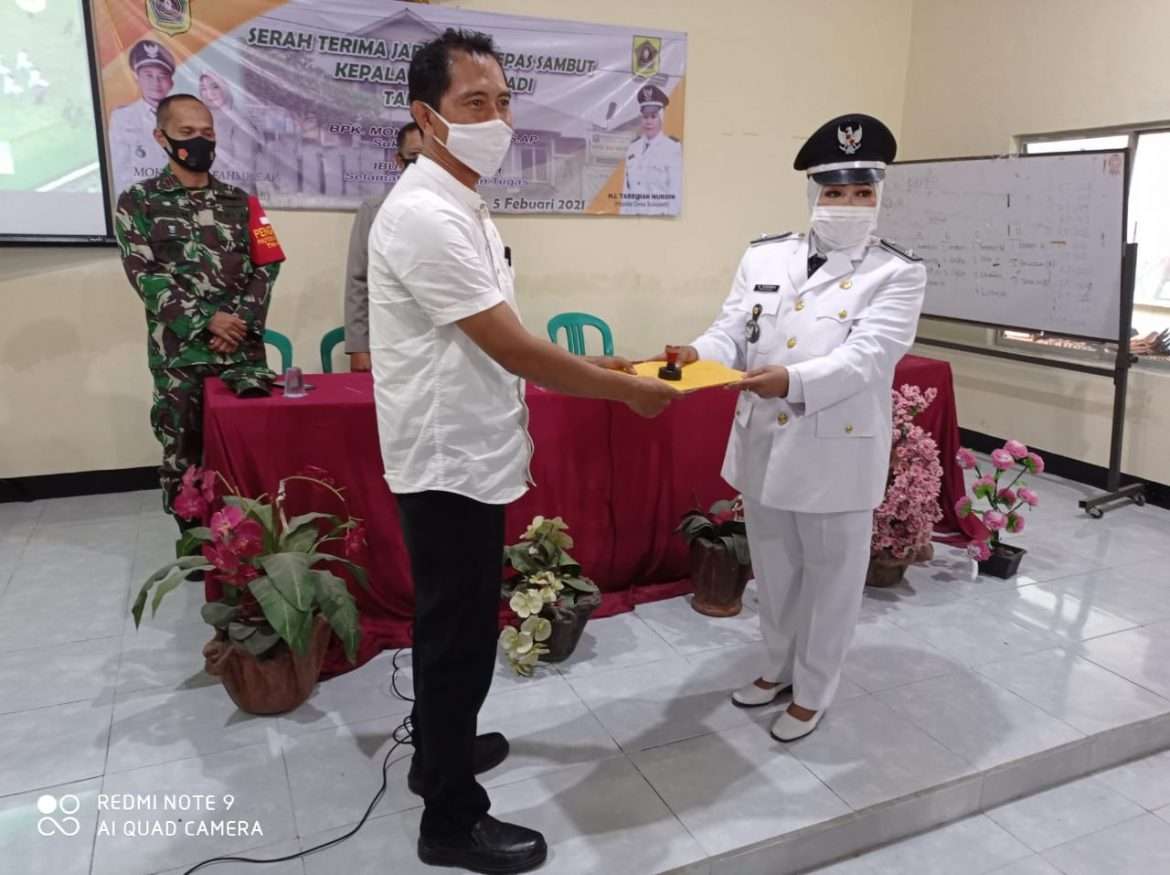 Sertijab Kades Sukajadi Berjalan Lancar Dengan Prokes Ketat
