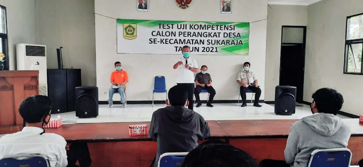 Puluhan Calon Perangkat Desa di Kecamatan Sukaraja Ikuti Testing
