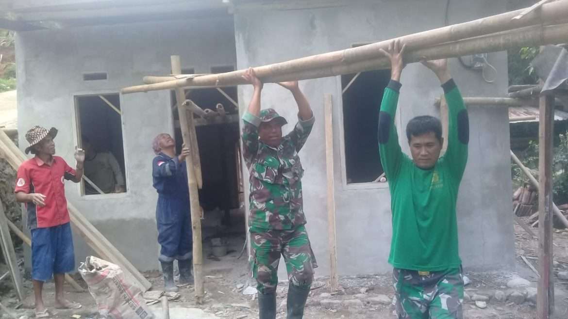 RTLH Warga Kampung Bojong Dibedah Program TMMD