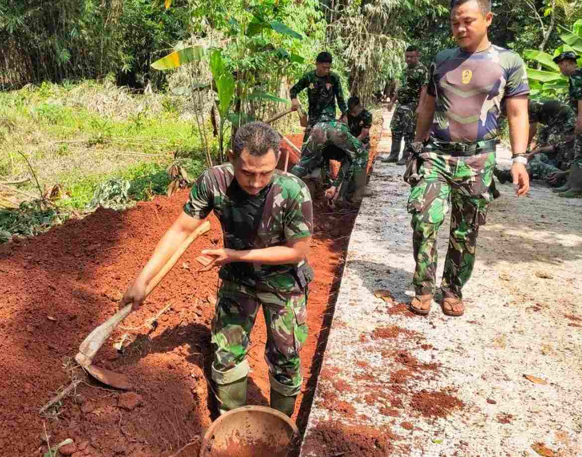 Cerita Prajurit Satgas TMMD Dalam Jalankan Tugas Membangun Desa Kertarahayu