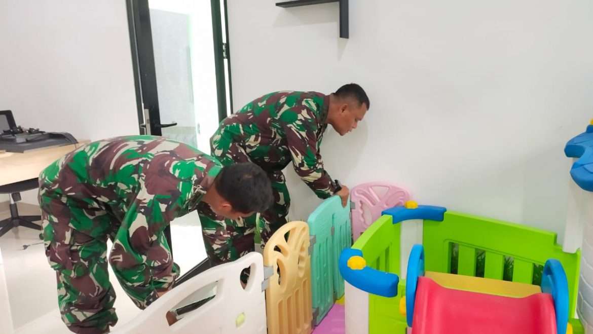 Persiapan Akhir TMMD Ke 110 Ditinjau Langsung Oleh Dansatgas Beserta Ketua Persit KCK Cabang XXIII