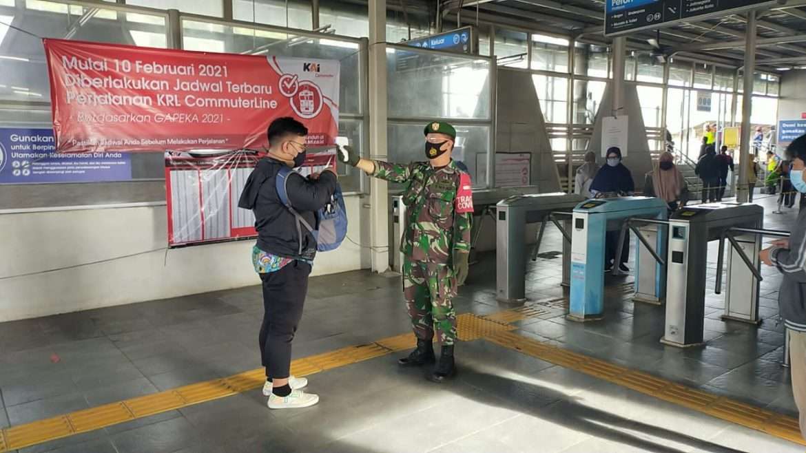 Babinsa Cilebut Timur Terus Perketat Prokes