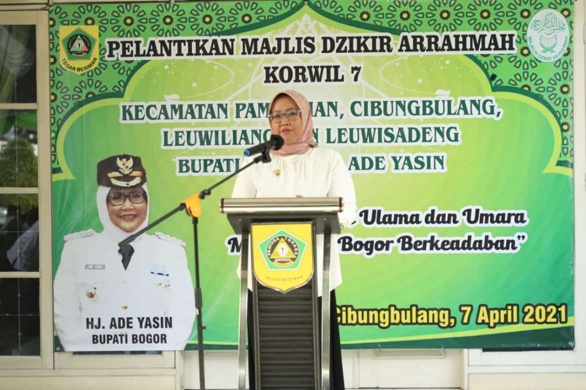 Bupati Bogor Berharap Majlis Dzikir Bisa Meningkatkan Kembali Semangat Dzikir Ditengah Pandemi Covid-19