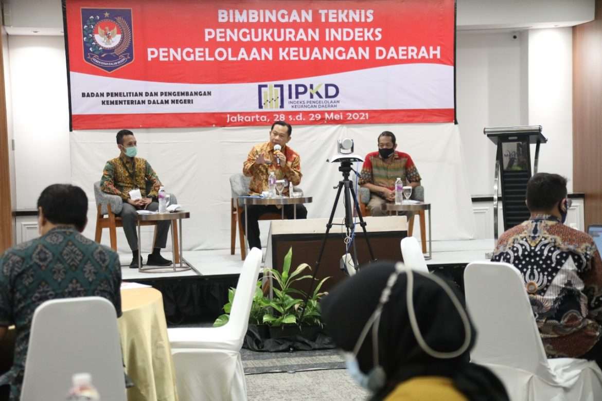 Badan Litbang Kemendagri Selenggarakan Bimbingan Teknis Pengukuran Indeks Pengelolaan Keuangan Daerah